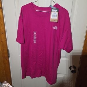 Nwt Men's The North Face Relaxed Fit Pink Primrose Tee Sz L